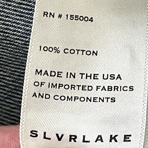 SLVRLAKE FRAYED ‎  DENIM MIDI  SKIRT SIZE 28 NWT - Picture 9 of 9